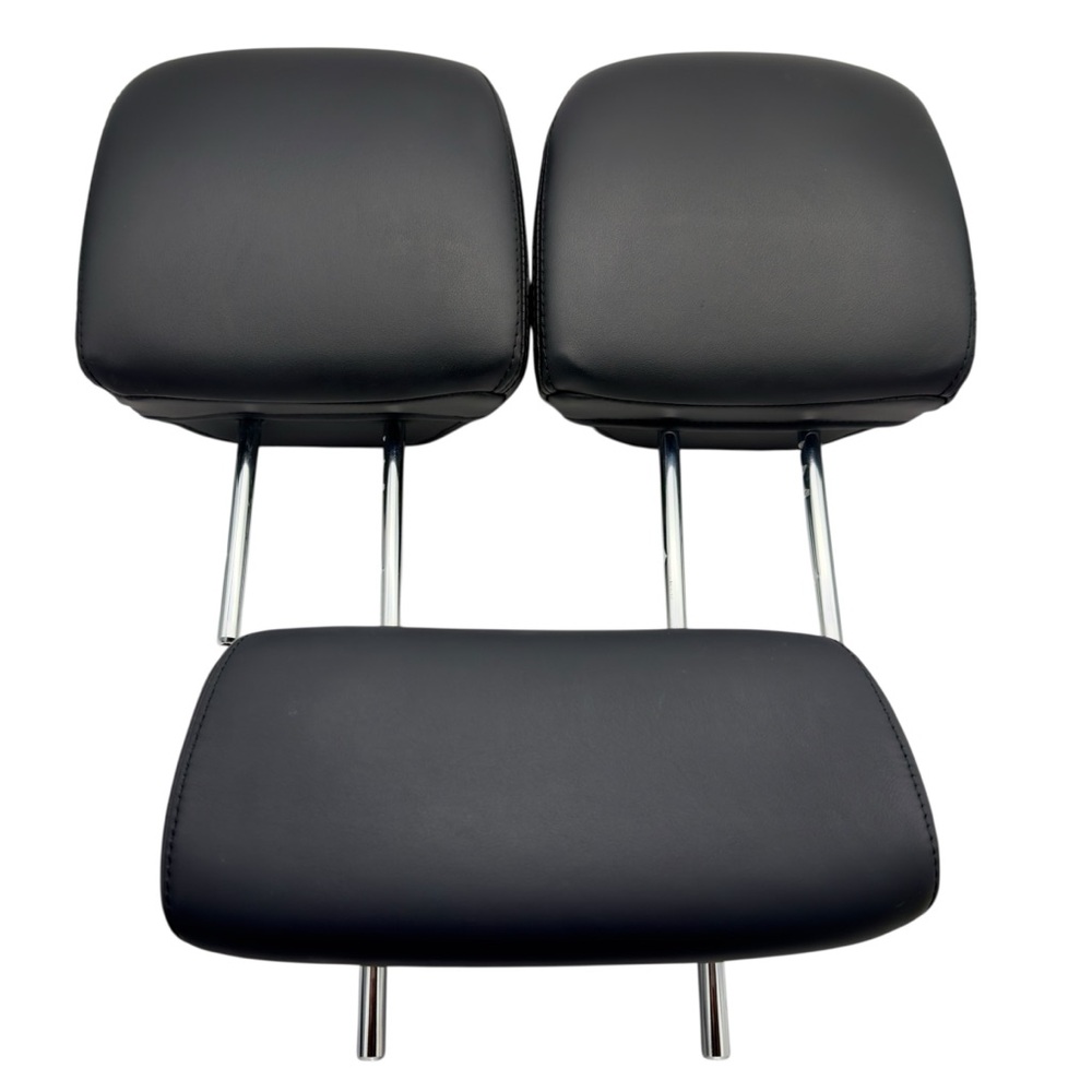 OEM 2013-2017 Infiniti JX35 QX60 2ND Row Rear Headrest Set Black Leather 3 pcs